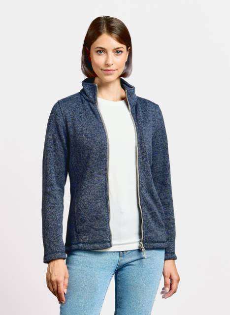 Damen Strickfleece Jacke Promodoro 7725